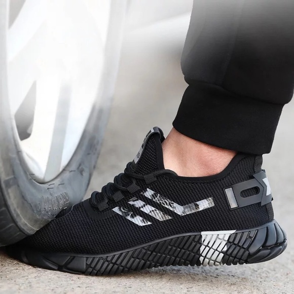 very comfortable steel toe men's work shoes - Picture 3 of 15